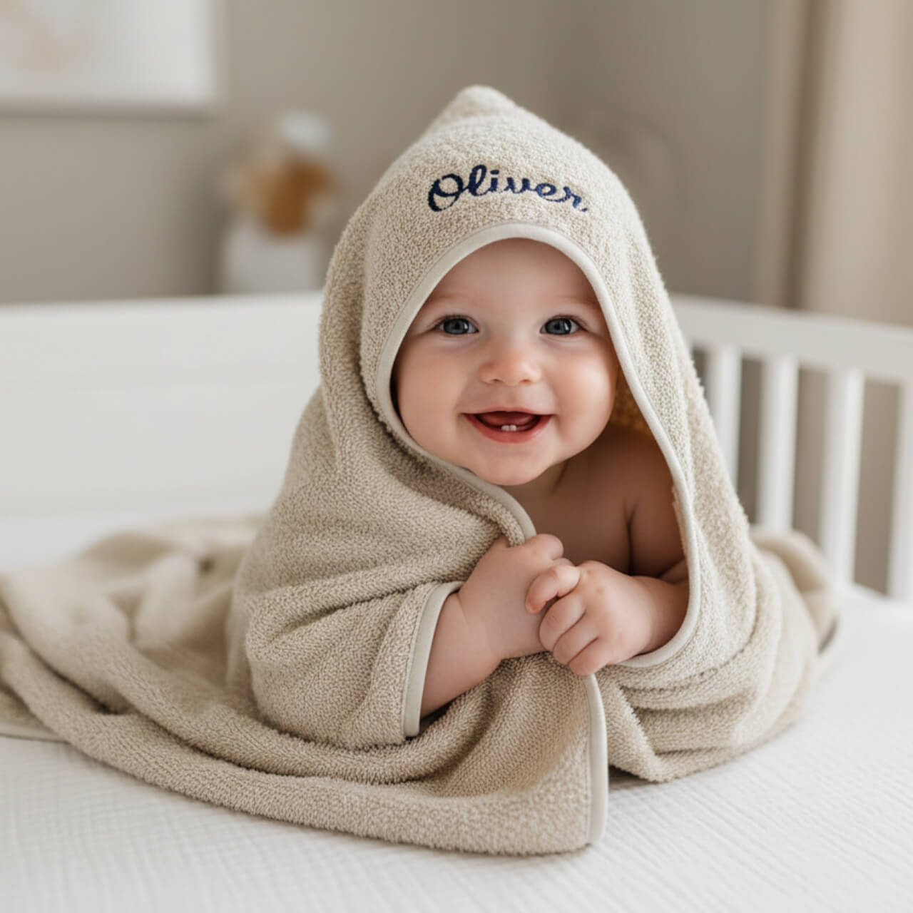 Badcape Jollein | Gepersonaliseerd met naam