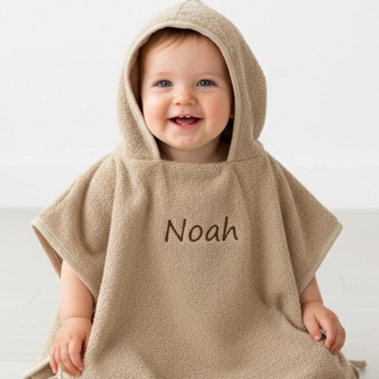 Badponcho Meyco  | Gepersonaliseerd met naam