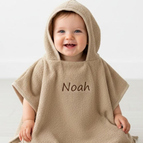 Badponcho Meyco  | Gepersonaliseerd met naam