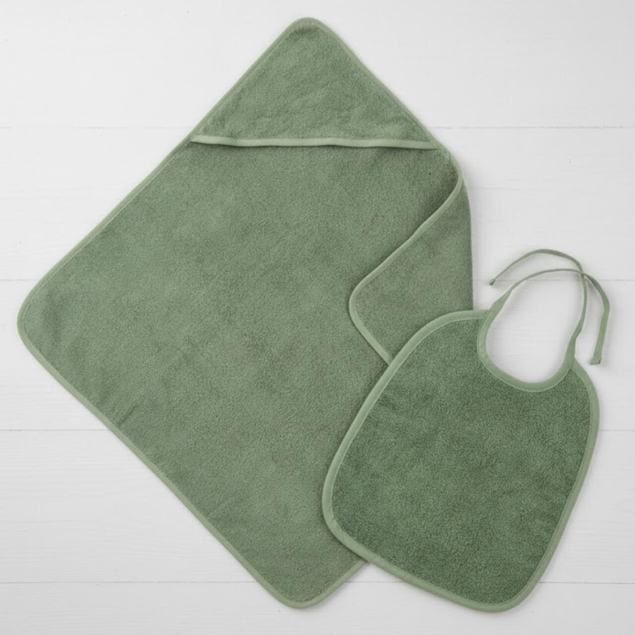 Cadeauset badcape en slabbetje