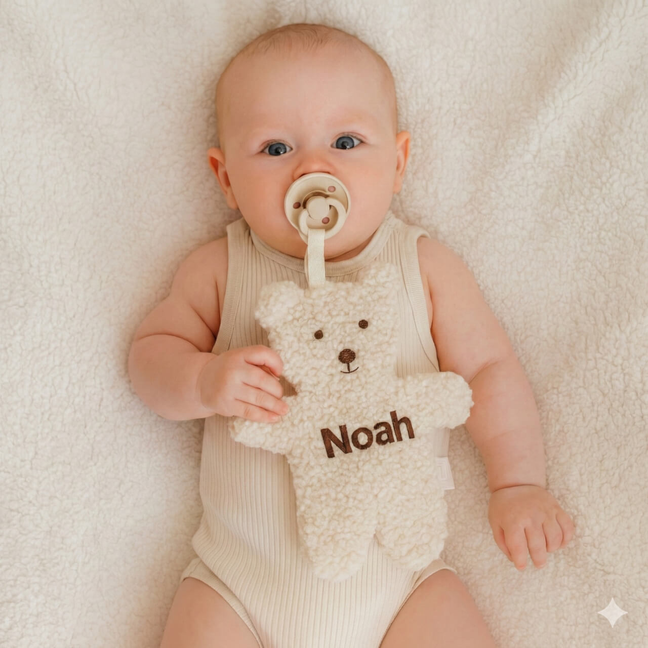 Speendoekje Jollein Teddy Bear | Gepersonaliseerd met naam